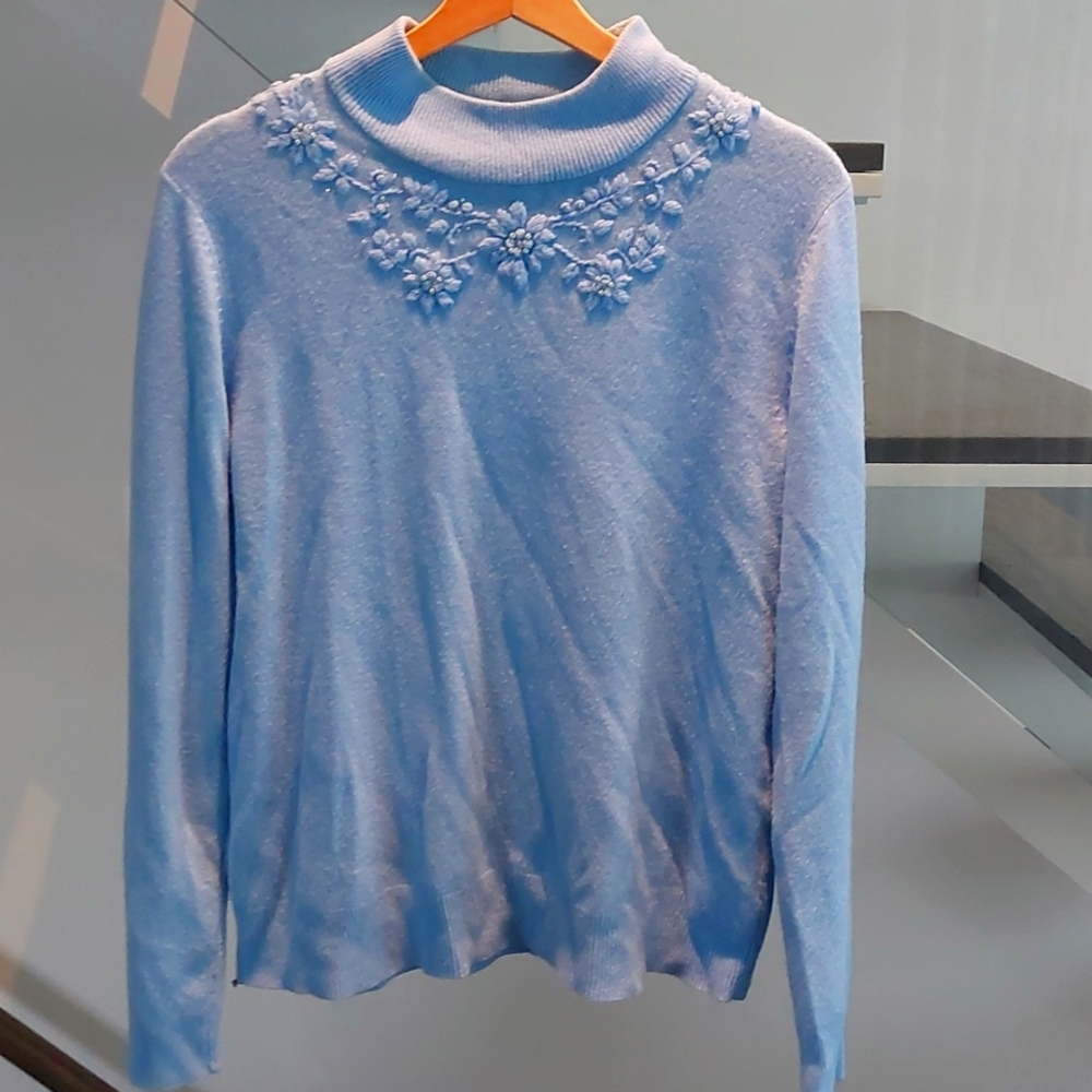 Baby Blue long sleeve sweater